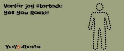Varför startade jag Yes You Rock? Bild på en osynlig man